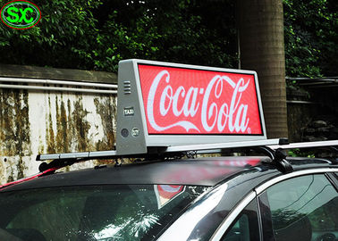 Display de información LED de alto brillo en el vehículo para taxis, panel de pantalla LED en el vehículo 10mm Pitch DC5V
