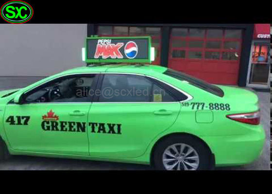 El tejado del coche de la prenda impermeable del vídeo IP65 de HD llevó la exhibición de la muestra, doble llevado de la muestra echó a un lado