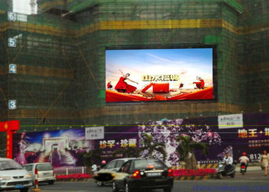 Panel de publicidad LED de gran tamaño para exteriores 5000 cd / m2 Brillo de color completo P10