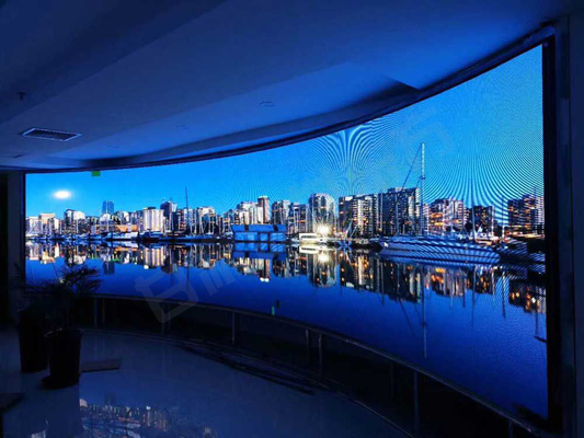 P3 Interior de LED de color completo de aluminio fundido a presión 128 X 64 Matriz de puntos 3 años de garantía