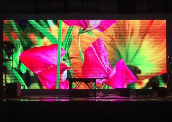 Exterior Exterior Display LED a todo color DIP / SMD P16 1024 * 1024mm gabinete