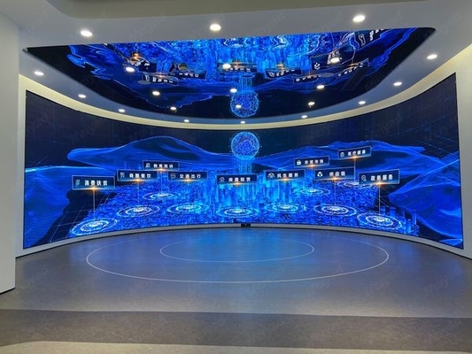 Instalación frontal de pantalla LED a todo color en interiores de alta definición p1.2, p1.5