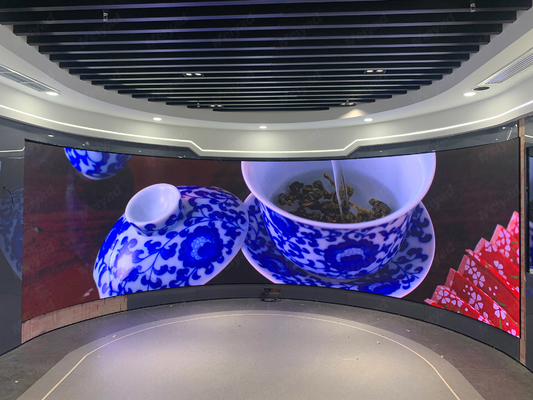 Instalación frontal de pantalla LED a todo color en interiores de alta definición p1.2, p1.5