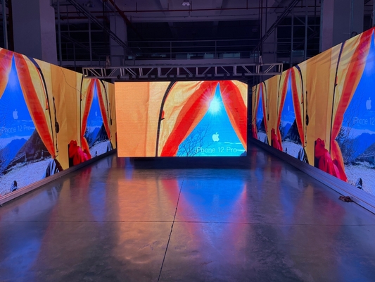 P2.5 para interiores 640*640 mm Display LED publicitario en la pared Servicio frontal, brillo de 1000 nits