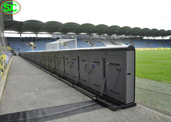 Buen precio La pantalla LED del perímetro del estadio de fútbol del fútbol del movimiento en sentido vertical sube a gran prenda impermeable en línea