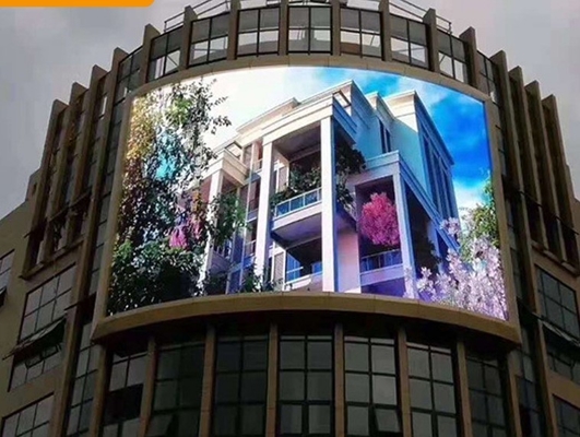 Pantalla LED de color exterior a prueba de agua LED Digital Signage Flexible HD sin mosaico