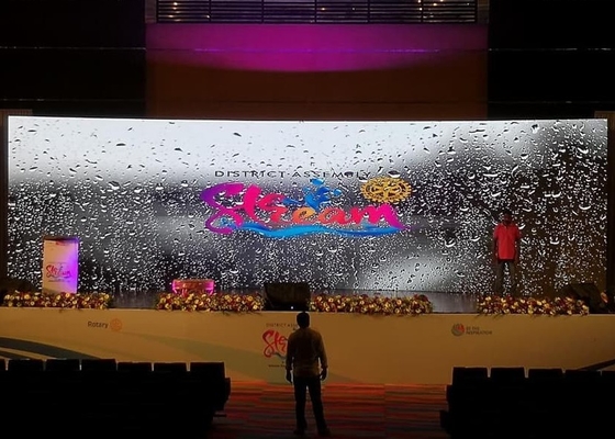 Pantalla de escenario LED exterior para visualización de eventos, pared de video de alto brillo P3.91 P4