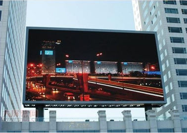 P10 Publicidad al aire libre a todo color LED Billboard Sistema de control Novastar Instalación fija