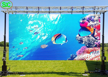 Pantalla de aluminio de fundición a presión personalizable de color completo LED exterior P3.91 IP43 Pantalla publicitaria SMD2121