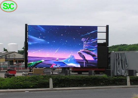 Buen precio Pantalla a todo color de la publicidad de P10 LED, frecuencia de actualización al aire libre llevada tecnología de la exhibición del Rgb alta en línea