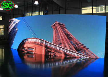RGB de color completo P10mm TV Publicidad al aire libre Video Curva LED Señal de pantalla