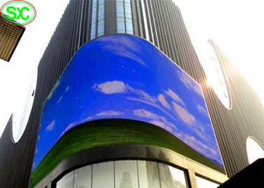 RGB de color completo P10mm TV Publicidad al aire libre Video Curva LED Señal de pantalla