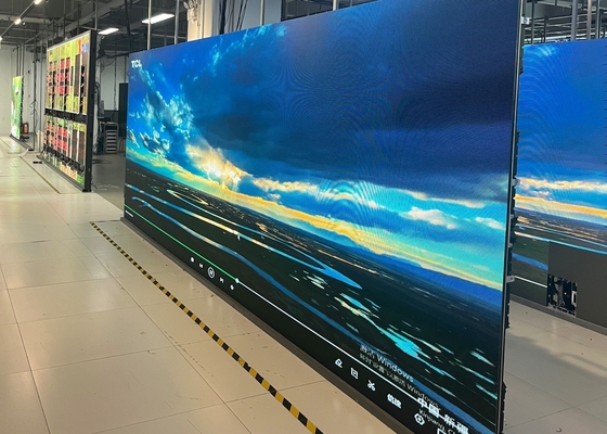 P3.91 Pantalla de publicidad LED interior para conferencias/muro de vídeo LED con gabinete de hierro