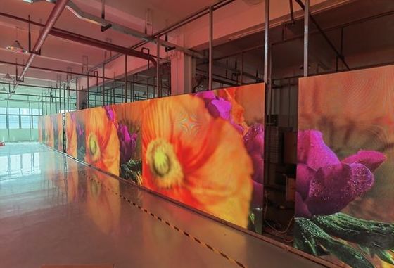 Pantalla LED de alquiler para exteriores P4, IP65, resistente al agua, 1200 cd/m²