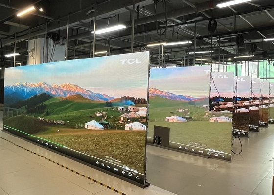P4 Full Color Indoor LED Video Wall Screen 80*40 Resolución de módulo Tableros publicitarios
