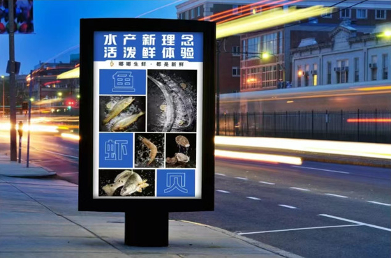 P10 IP65 exterior LED colgante de vídeo de la pared de publicidad 10 mm de cartelería de píxeles