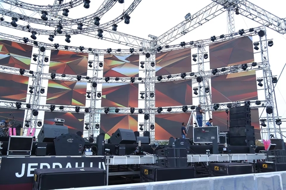 Display LED de fondo de etapa P5 de ultra alto brillo con estructura de circuito múltiple