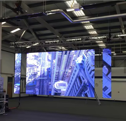 40,000 Densidad de M2 Indoor Full Color LED Display, impermeable, con gabinete de acero sellado