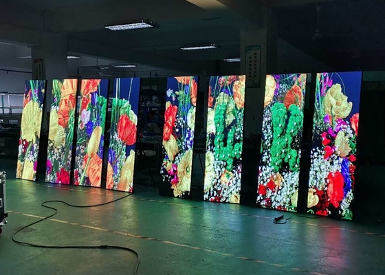Alquiler de aluminio fundido impermeable P3.91 LED Billboard 1/16 Modo de escaneo IP43 Adecuado para carteles publicitarios