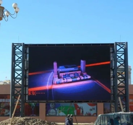P10 LED Billboard, 32X16 pantalla LED de alta resolución 3 años de garantía