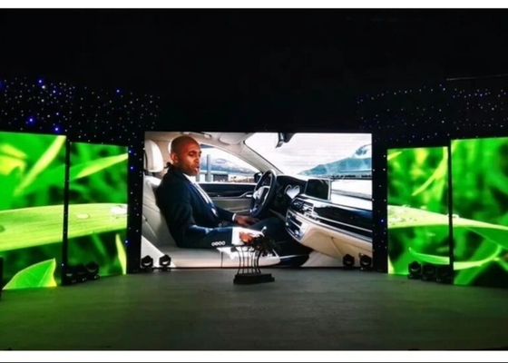 Pantalla LED con pantalla curva Cartelera P4.81 RGB 1/13 Modo de escaneo Alta tasa de actualización gabinete de aluminio fundido a presión