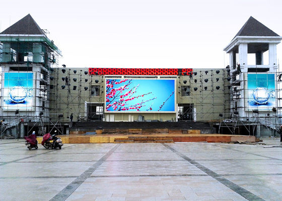 Buen precio P10 exterior Perímetro del estadio de color completo Grandes pantallas de publicidad LED en línea