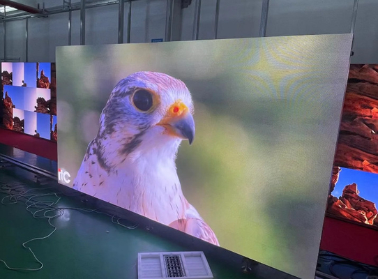 Pantalla de alquiler P8 pantalla LED cartelera, pantalla LED de color completo en interiores 1/4 modo de escaneo