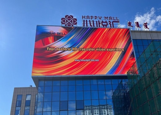 Pantalla de publicidad fija/alquiler de caja de hierro Pantalla LED exterior, alta tasa de actualización Placas de visualización de vídeo LED
