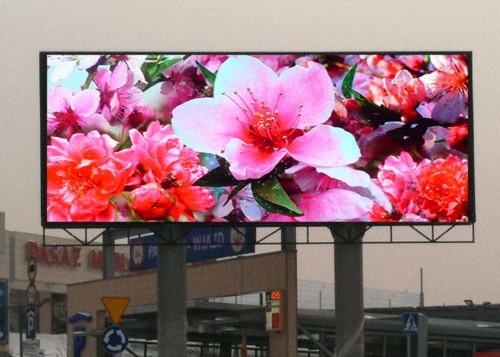 Pantalla de aluminio fundido por inyección de hierro Caja / Alquiler Comercial Exhibición LED de color completo al aire libre para publicidad en la calle y en los supermercados