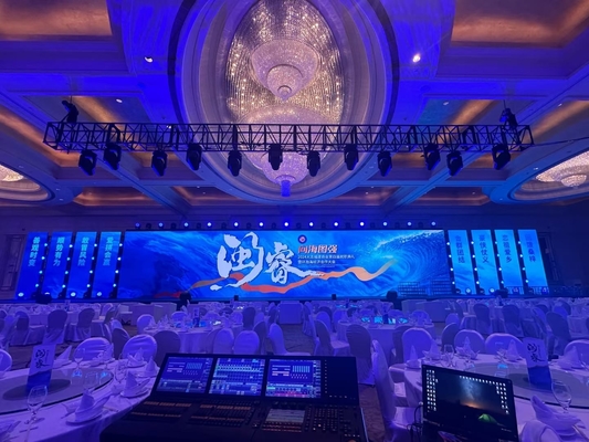 Gran pantalla de alquiler P1.667 Indoor RGB HD LED Display, caja de aluminio 400x300mm