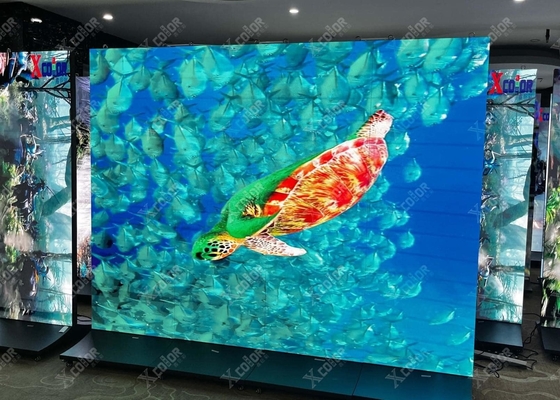 Pantalla de TV de aluminio de fundición a medida / P10 alquiler de monitores LED interiores con chip Epistar