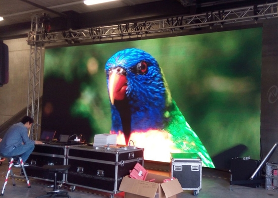 P3.91 Alquiler de escenarios de alto brillo en interiores con pantalla LED a todo color con gabinete de aluminio fundido a presión