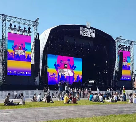 Pantalla LED P8 a color para exteriores, IP65 a prueba de agua, 5000cd SMD2121