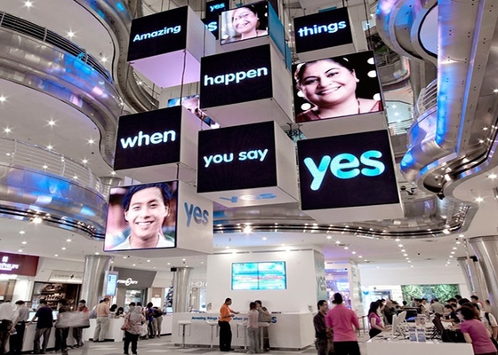 Publicidad comercial pantalla LED de alquiler pantalla digital a prueba de agua P6 fácil de instalar