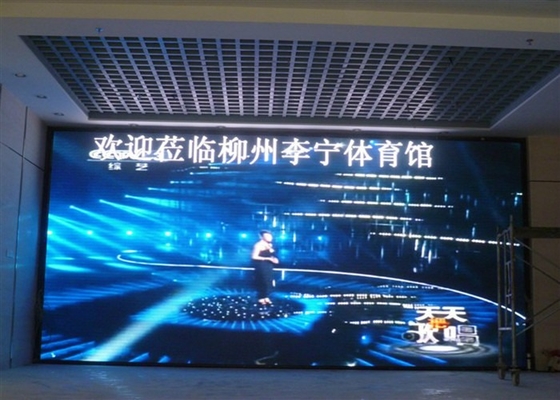 Pantalla LED de aluminio fundido a presión de color completo P5 de pantalla de señalización interior