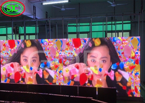 Pantalla de TV de aluminio de fundición a medida / P10 alquiler de monitores LED interiores con chip Epistar