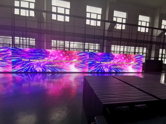 Pantalla de estadio 2024 Pantalla LED de lectura rápida Gran señalización Gabinete de hierro / acero