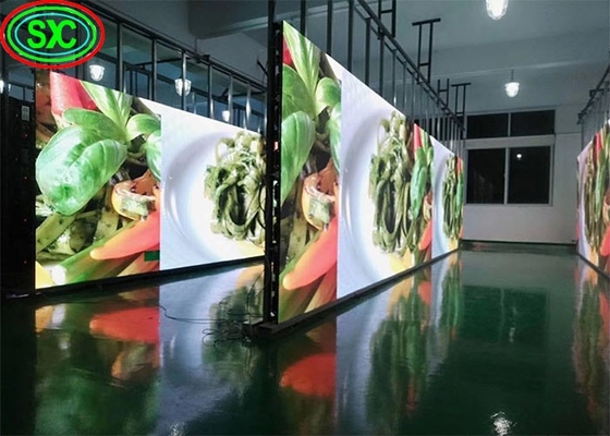 Alquiler/instalación fija Pantalla P4 de interior con pantalla LED a todo color fácil de instalar personalizable