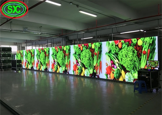 Pantalla de escenario de aluminio de fundición de alta definición 160x160mm P2.5 Ultra-HD de interior de ahorro de energía LED