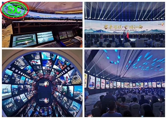 Pantalla LED de la plataforma de escaneo