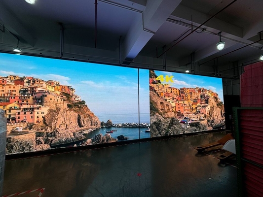 Pantalla de aluminio de fundición a presión de LED de gran tamaño para interiores P6 para exhibición/concierto de alta definición