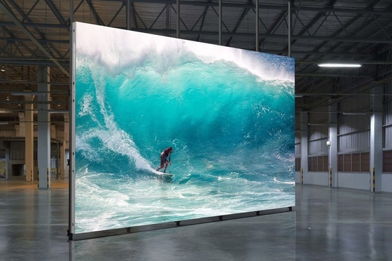 Pantalla de aluminio de fundición a presión de LED de gran tamaño para interiores P6 para exhibición/concierto de alta definición