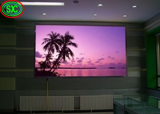 P4 Full Color Indoor LED Video Wall Screen 80*40 Resolución de módulo Tableros publicitarios