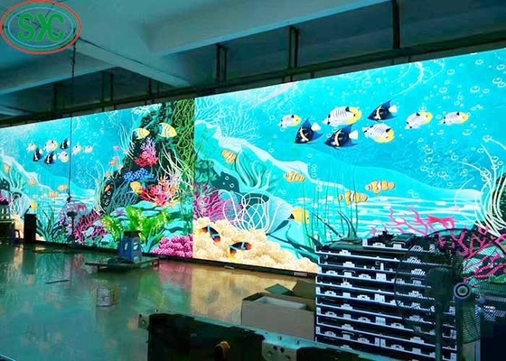IP34 P2 Display LED de alquiler 1/32 Escaneo HD 128 * 64 Resolución en interiores para centros comerciales