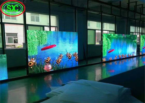 Buen precio Alquiler de pantallas de aluminio fundido de aluminio publicidad RGB Indoor P3.91 1R1G1B HD LED Monitor en línea