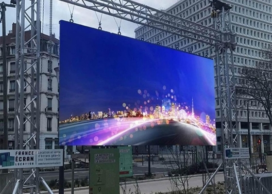 P4.81 Resolución de alquiler de pantallas LED HD 250*250 centros comerciales y calles