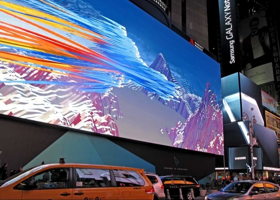 Pantalla LED de alta luminosidad P4 para publicidad exterior con caja de aluminio fundido a presión