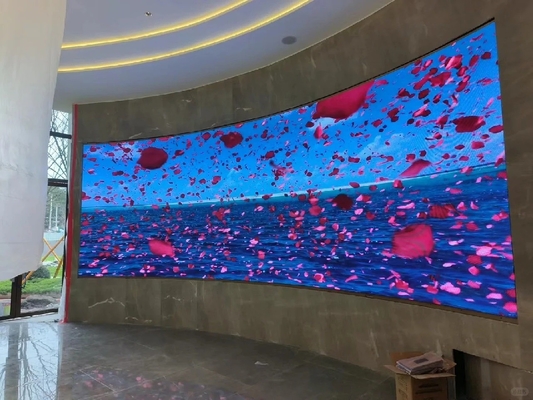 Display LED de pantalla de aluminio para interiores ultrafinos