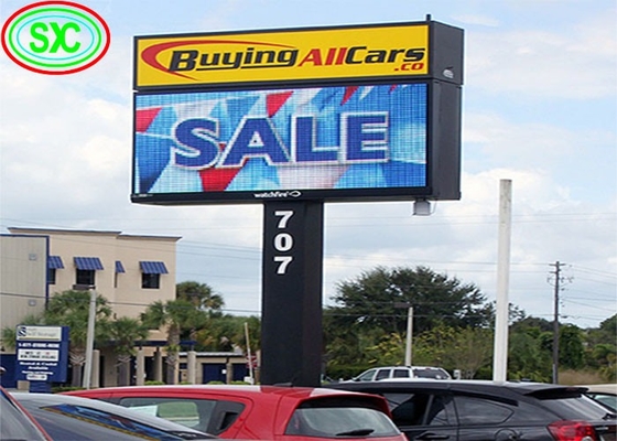 Publicidad comercial pantalla LED de alquiler pantalla digital a prueba de agua P6 fácil de instalar