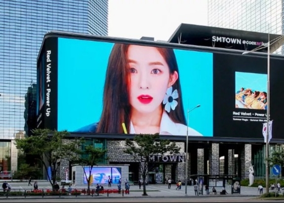 Alquiler pantalla P8 RGB LED pantalla de ordenador sincronización publicidad gran cuadrado flexible venta caliente